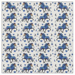 Stary Night Charismatic Tolting Icelandic horse Fabric