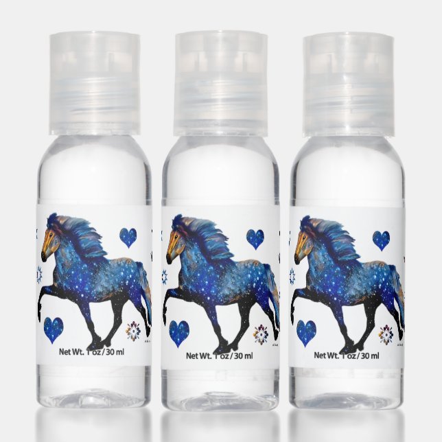 Stary Night Charismatic Tolting Icelandic horse Hand Sanitizer (Set)