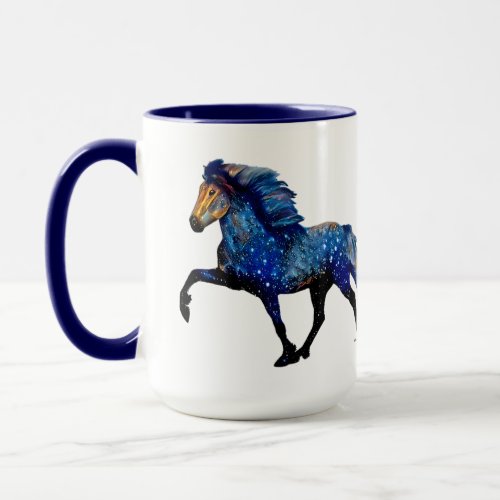 Stary Night Charismatic Tolting Icelandic horse Mug