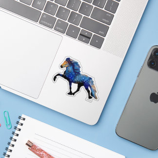 Stary Night Icelandic Horse Sticker