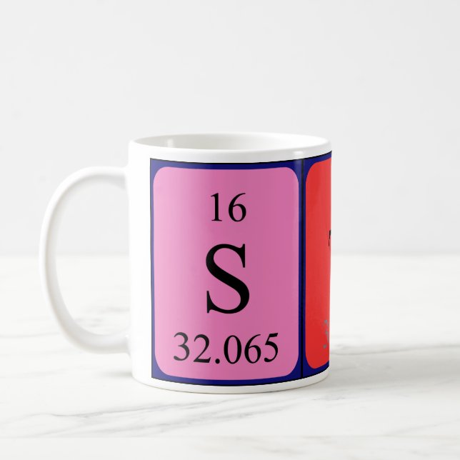 Stas periodic table name mug (Left)