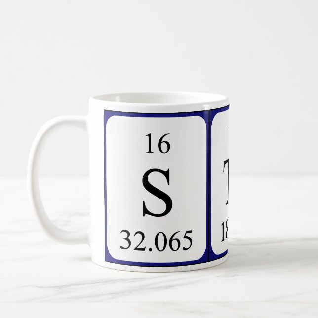Stas periodic table name mug (Left)