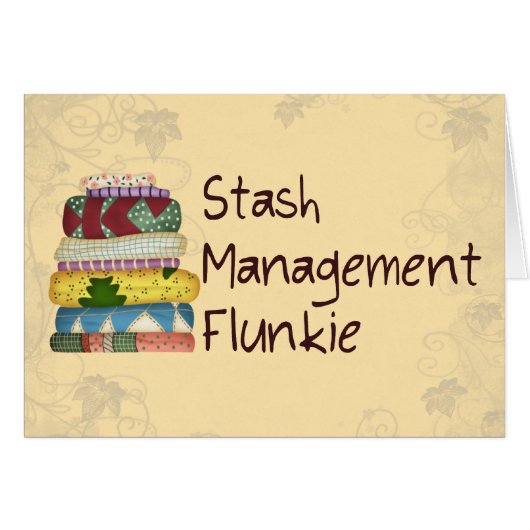 Stash Management Flunkie Cards (Front Horizontal)