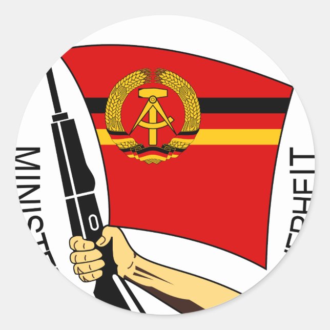 Stasi - DDR (Deutsche Demokratische Republik) Classic Round Sticker (Front)