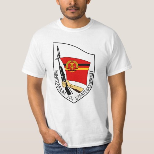 Stasi Ministry for State Security _ GDR DDR Emblem T_Shirt