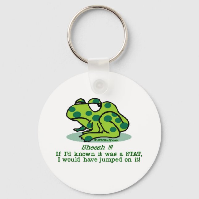 STAT Froggie Keychain (Front)