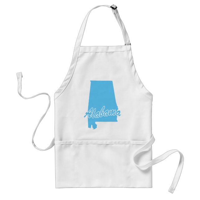 State Alabama Adult Apron (Front)