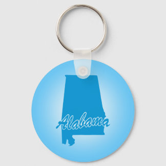 State Alabama Keychain