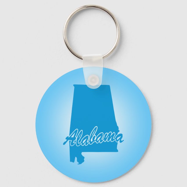 State Alabama Keychain (Front)