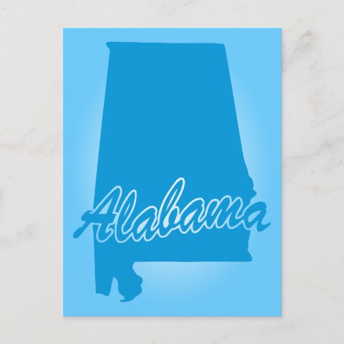 State Alabama Postcard