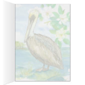 State Bird of Louisiana Pelican Blank Cards (Inside (Right))