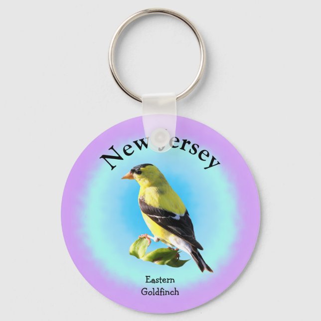 State Bird of New Jersey Keychain (Front)