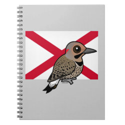 State Birdorable of Alabama: Northern Flicker Photo Notebook (6.5
