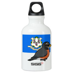 State Birdorable of Connecticut: American Robin SIGG Traveller Water Bottle (0.6L)