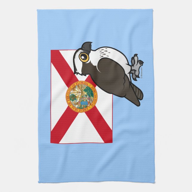 State Birdorable of Florida Kitchen Towel (Vertical)