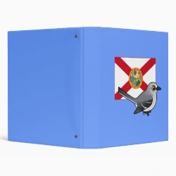 State Birdorable of Florida: Northern Mockingbird Avery Signature Binder 8.5x11