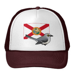 State Birdorable of Florida: Northern Mockingbird Trucker Hat