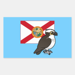 State Birdorable of Florida: Osprey Rectangle Sticker