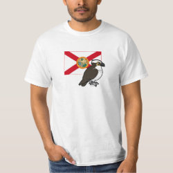 State Birdorable of Florida: Osprey Men's Crew Value T-Shirt
