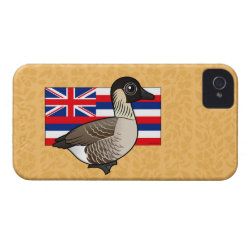State Birdorable of Hawaii: Nene Case-Mate iPhone 4 Barely There Universal Case
