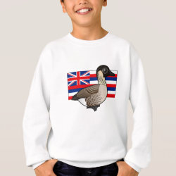 State Birdorable of Hawaii: Nene Kids' Hanes ComfortBlend® Sweatshirt