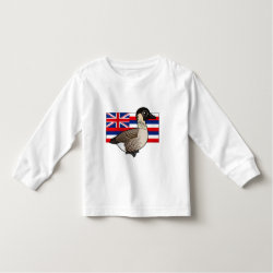State Birdorable of Hawaii: Nene Toddler Long Sleeve T-Shirt