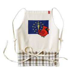 State Birdorable of Indiana: Northern Cardinal LIFE Line Apron
