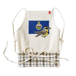 State Birdorable of Kansas: Western Meadowlark LIFE Line Apron