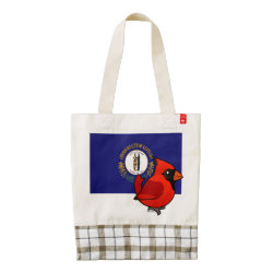 State Birdorable of Kentucky: Northern Cardinal LIFE Line Tote Bag