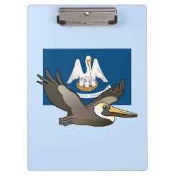State Birdorable of Louisiana: Brown Pelican Clipboard