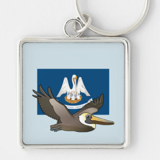 State Birdorable of Louisiana: Brown Pelican Keychain