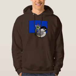 State Birdorable of Maine: Chickadee Men's Basic Hooded Sweatshirt