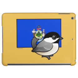 State Birdorable of Maine: Chickadee Case Savvy Glossy Finish iPad Air Case