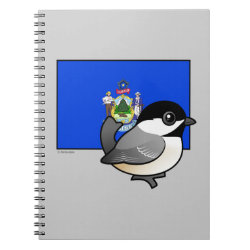 State Birdorable of Maine: Chickadee Photo Notebook (6.5