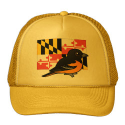 State Birdorable of Maryland: Baltimore Oriole Trucker Hat