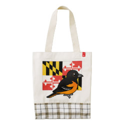 State Birdorable of Maryland: Baltimore Oriole LIFE Line Tote Bag