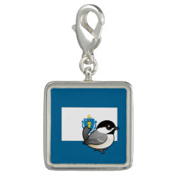 State Birdorable of Massachusetts: Black-capped Chickadee Charm