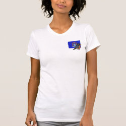 State Birdorable of Michigan: American Robin Women's Crew T-Shirt