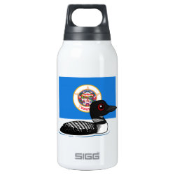 State Birdorable of Minnesota: Common Loon SIGG Thermo Bottle (0.5L)