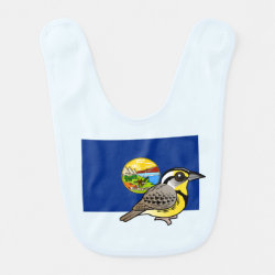 State Birdorable of Montana: Western Meadowlark Baby Bib