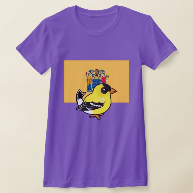 State Birdorable of New Jersey T-Shirt (Laydown)