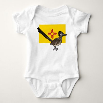 State Birdorable of New Mexico: Roadrunner Baby Bodysuit