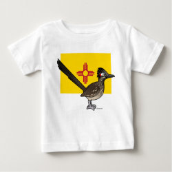State Birdorable of New Mexico: Greater Roadrunner Baby Fine Jersey T-Shirt
