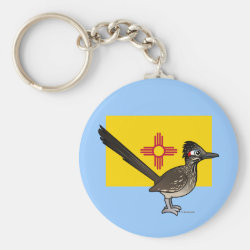 State Birdorable of New Mexico: Greater Roadrunner Basic Button Keychain