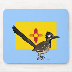 State Birdorable of New Mexico: Greater Roadrunner Mousepad