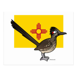 State Birdorable of New Mexico: Greater Roadrunner Postcard