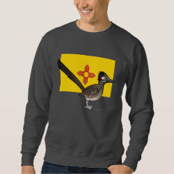 State Birdorable of New Mexico: Greater Roadrunner Men's Basic Sweatshirt