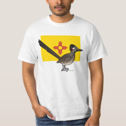 State Birdorable of New Mexico: Greater Roadrunner Men's Crew Value T-Shirt