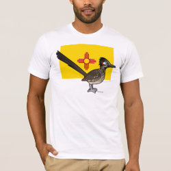 State Birdorable of New Mexico: Greater Roadrunner Men's Basic American Apparel T-Shirt