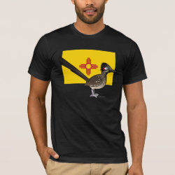 State Birdorable of New Mexico: Greater Roadrunner Men's Basic American Apparel T-Shirt